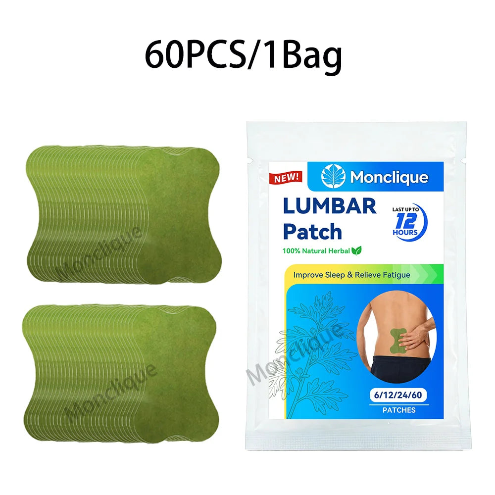 Wormwood Warming Back & Neck Patch | Natural Herbal Wrap Herbal Warming Patch Qst 60Pcs