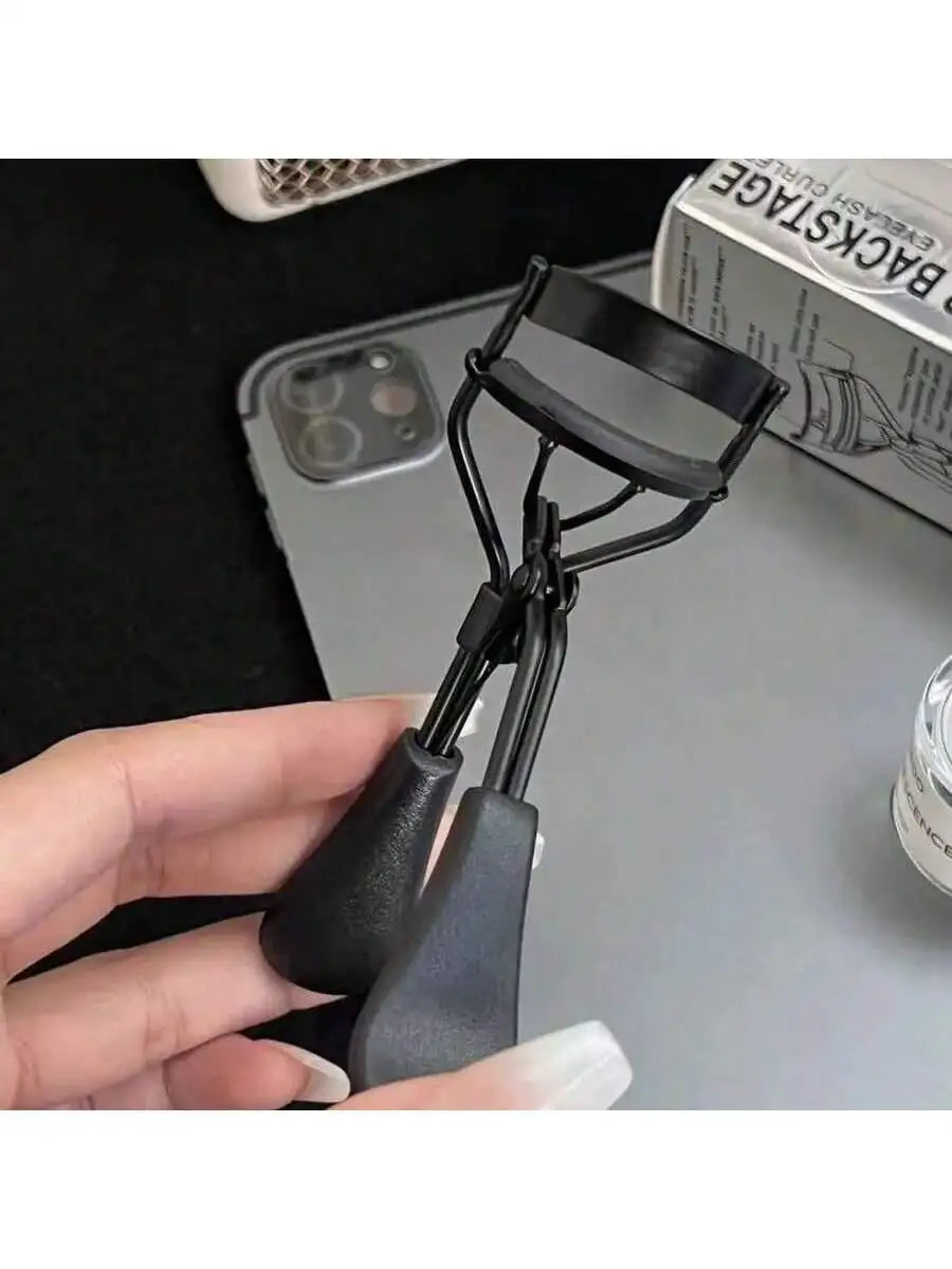 Silicone Eyelash Curler & Comb Makeup Tool – Stainless Steel Eyelash Curler Qme