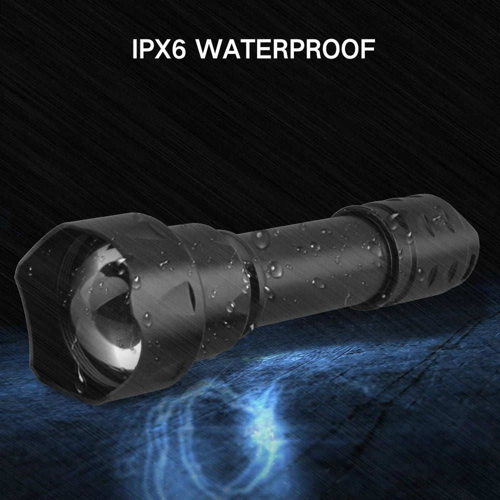 BORUiT T20 850nm IR Night Vision Tactical Flashlight Zoomable IR Tactical Flashlight Qst