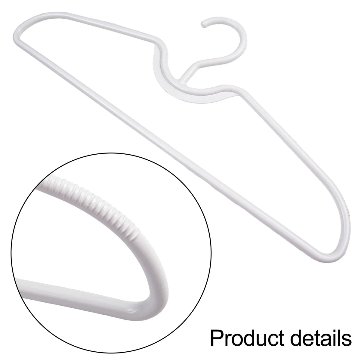 Anti-Slip Short Neck Clothes Hangers – Space-Saving Plastic Clothes Hangers Qme