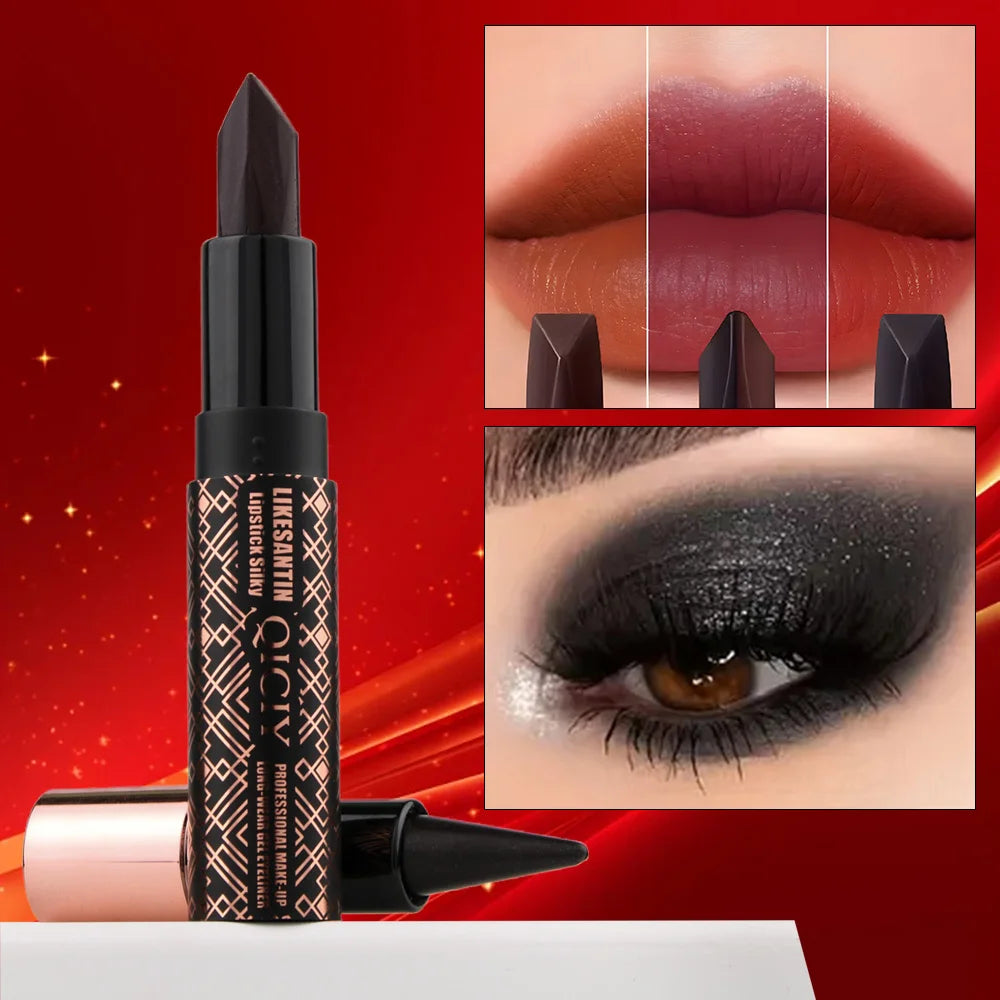 One-Stroke Lip & Eye Color Stick – 24-Hour Smudge-Proof Lip & Eye Stick Qst