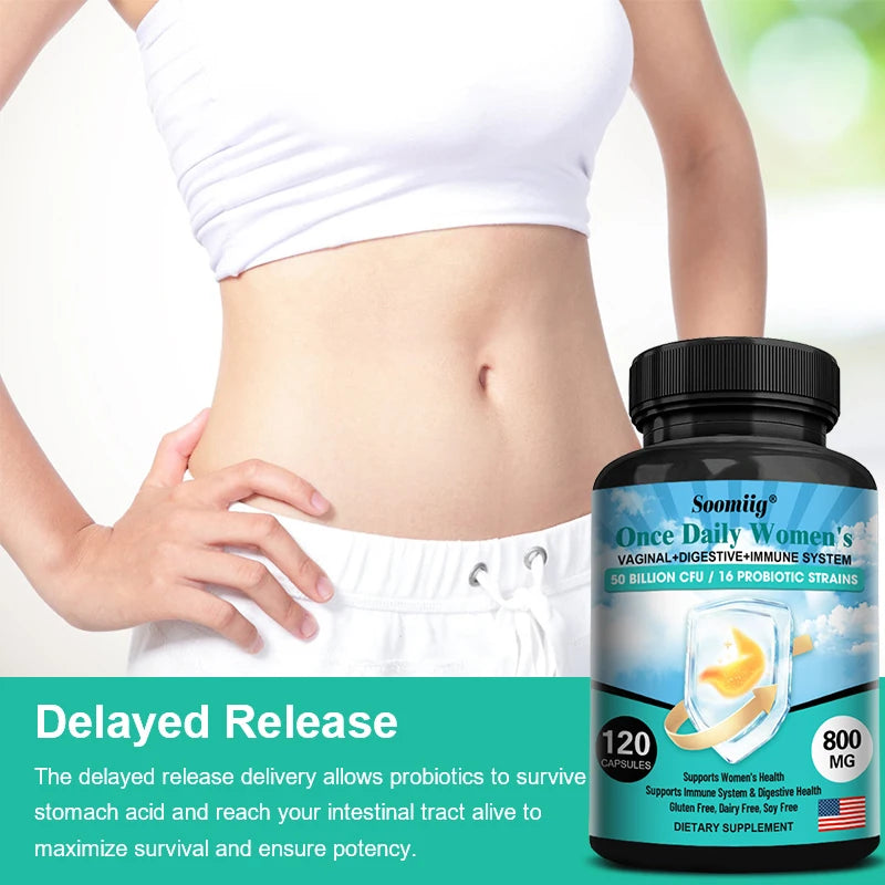 ZENVITALIZE Women's Probiotics 50 Billion CFU – 16 Strains Probiotic Supplement Qst