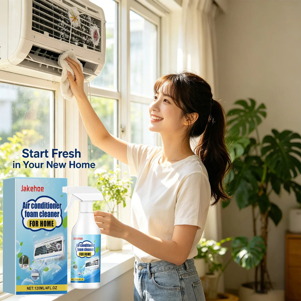 Air Conditioner Foam Cleaner Spray 120ml – No-Rinse Formula AC Foam Cleaner Qme