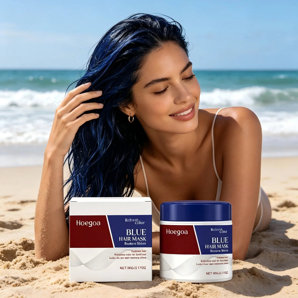Hoegoa Color Depositing Hair Mask – Red, Blue & Brown 90g Color Depositing Hair Mask Qst