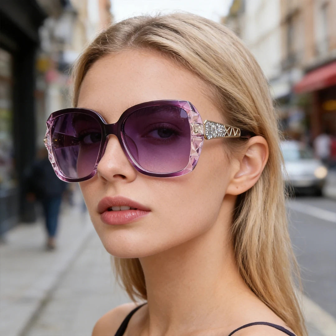 VOPHA Square Sunglasses Women – UV400 Polarized Mirror Shades Fashion Sunglasses Qst