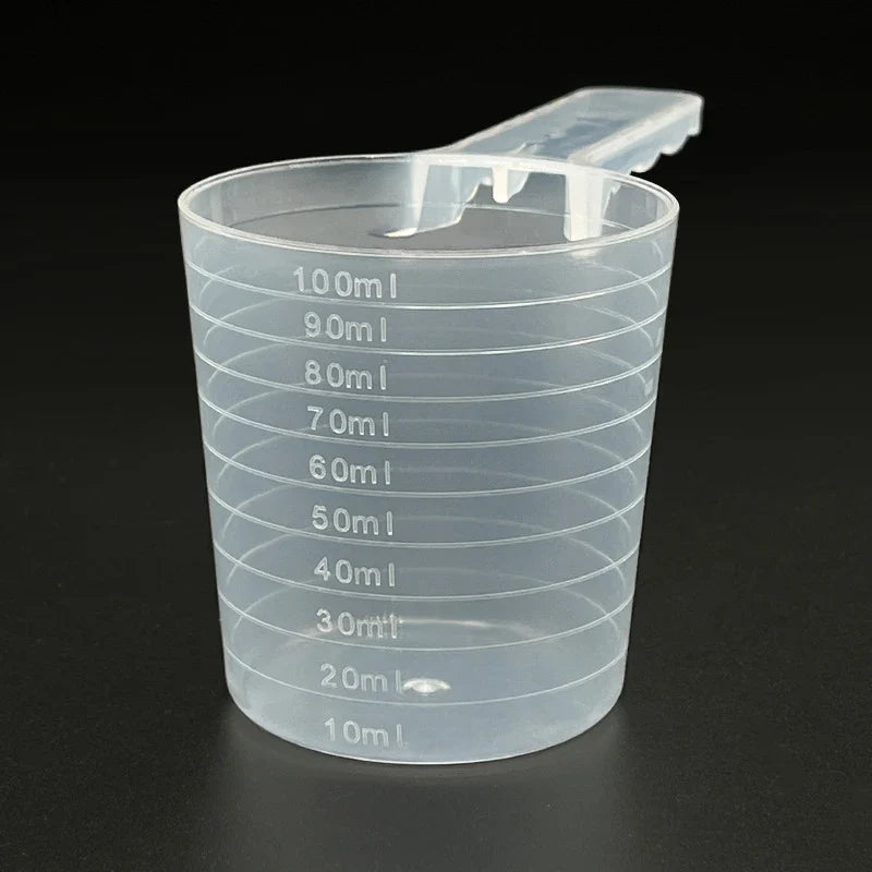 Transparent Pet Measuring Spoon with Scale – 50g/100ml Pet Food Measuring Spoon Qme
