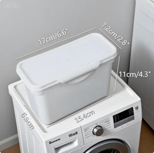Laundry Detergent Storage Box & Scent Beads Organizer Laundry Storage Box Qme