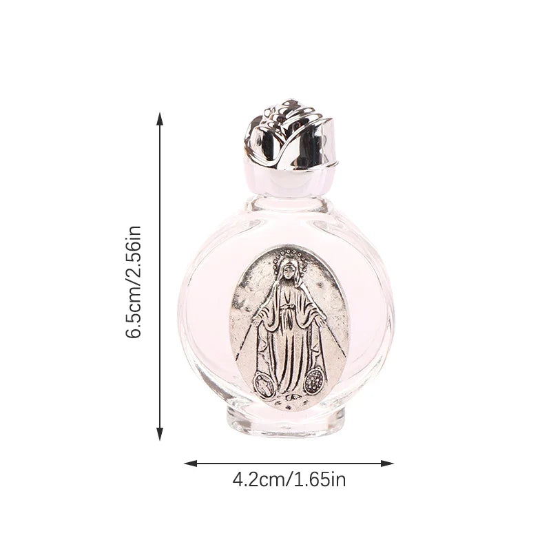 Holy Water Bottle Travel Reusable Christian Baptism Gift Religious Water Bottle Qme