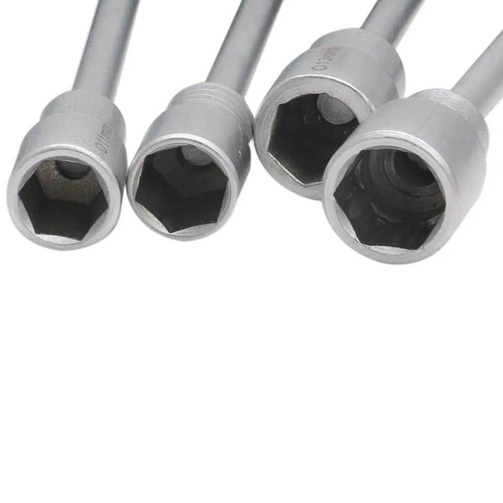 Hex Nut Driver Set – 7-Size Metal Socket Screwdriver 3–6mm Hex Nut Driver Set Qme
