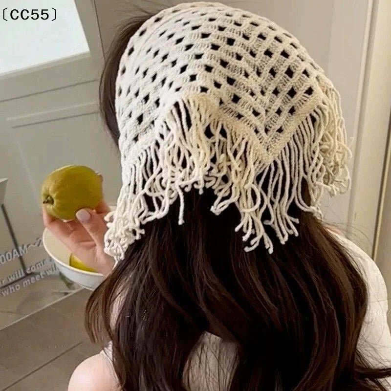 Women's Y2K Tassel Triangle Scarf – Hip & Waist Wrap Tassel Wrap Scarf Qst
