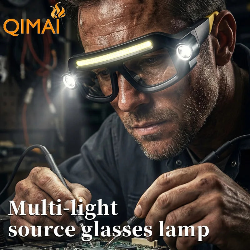 XTE USB Rechargeable Glasses Light | Fishing & Camping Lamp Rechargeable Glasses Light Qme