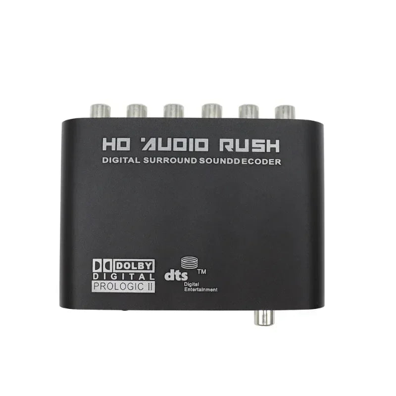 5.1 CH Audio Decoder SPDIF Optical Coaxial to RCA DTS AC3 Audio Decoder Qme