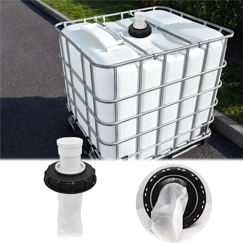 B15C IBC Lid Filter DN150 – 180° Washable Nylon Rainwater Filter IBC Rainwater Filter Qst