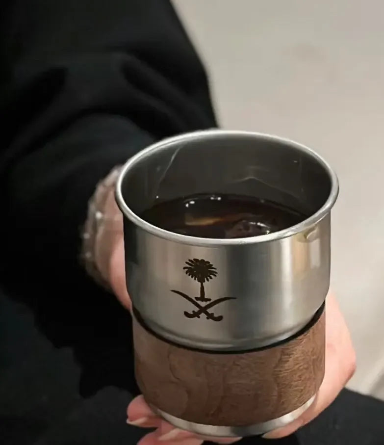 500ml & 350ml Stainless Steel Coffee Mug with Logo Stainless Steel Mug Qst