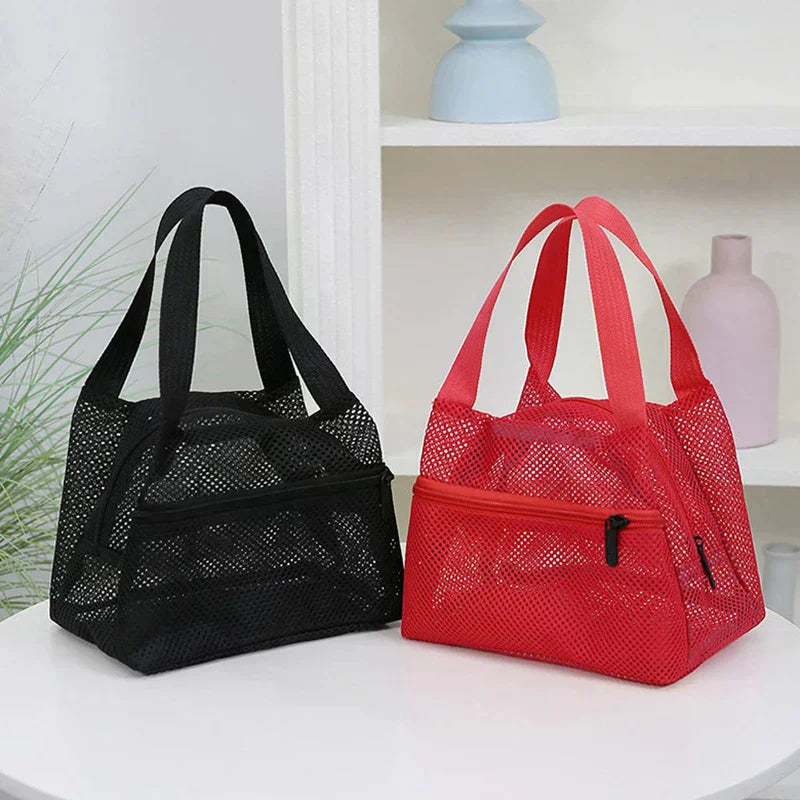 Mesh Travel Toiletry Bag – Large Capacity Organizer Pouch Travel Toiletry Bag Qme