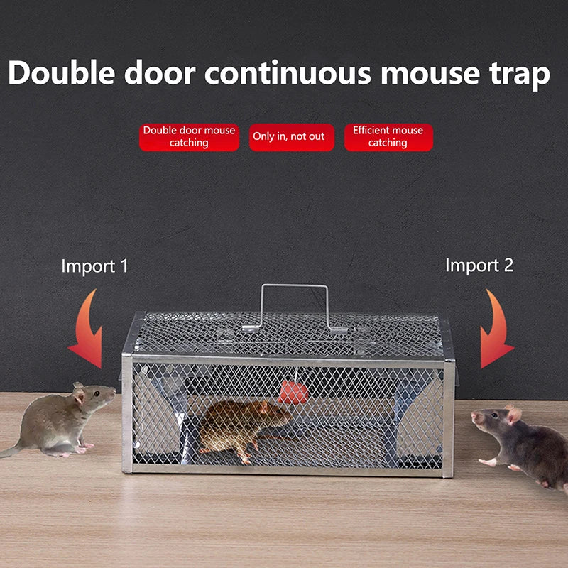 Multi-Catch Mouse & Rat Trap Cage | Galvanized Steel Rodent Trap Cage Qme Default Title
