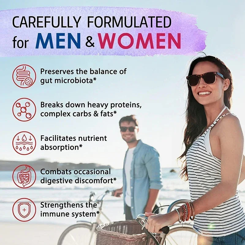 Probiotics Prebiotics & Digestive Enzymes – 120B CFU, 32 Strains Probiotic Supplement Qst