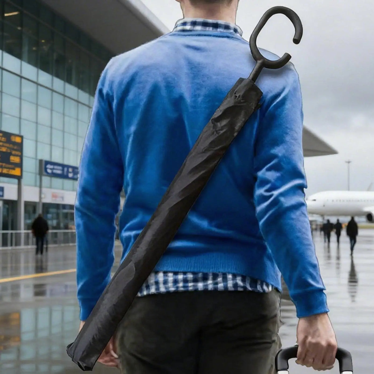 2-Pack Waterproof Umbrella Carry Bag with Shoulder Strap Umbrella Carry Bag Qme