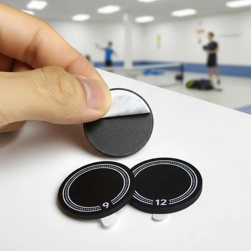Pickleball Paddle Weighted End Cover Set – 6g 9g 12g Steel Paddle Training Weight Qst