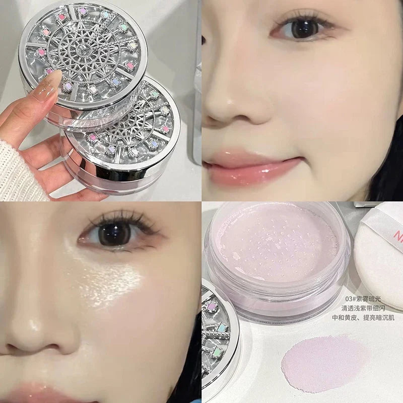 NICEKEY Matte Loose Setting Powder – Waterproof Oil Control Loose Setting Powder Qme 03