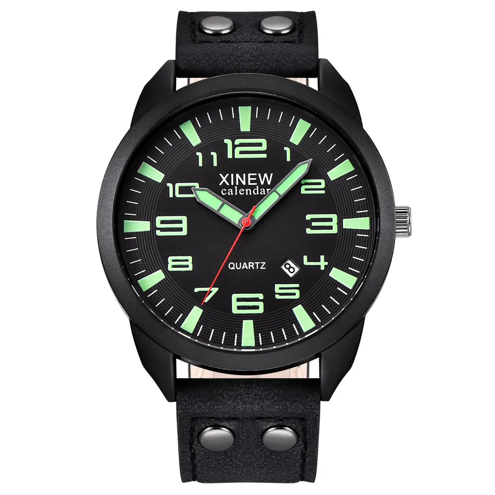 Men's Luminous Waterproof Alloy Quartz Watch | Luxury Style Quartz Wrist Watch Qme A No