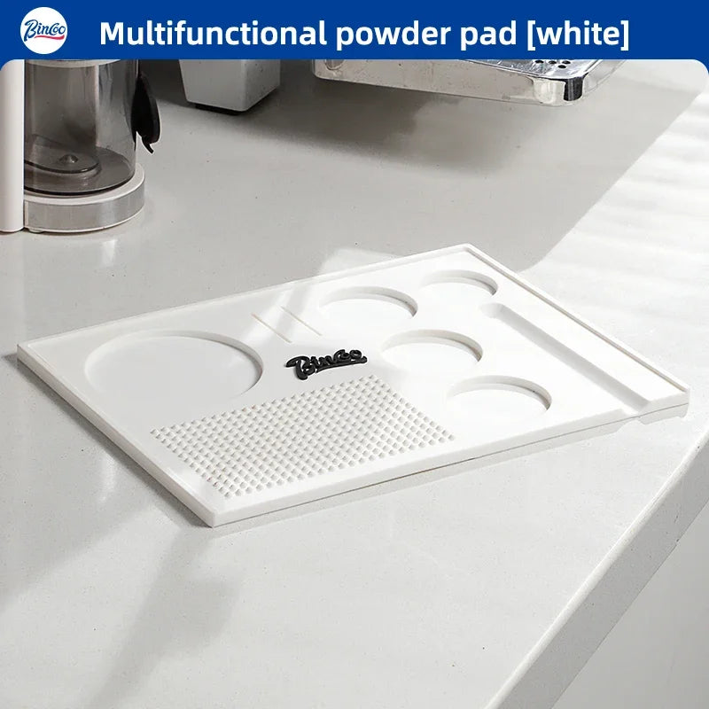 Bincoo Coffee Bar Mat – Tamping Mat & Slag Bucket Storage Set Coffee Bar Mat Qst 1 pc