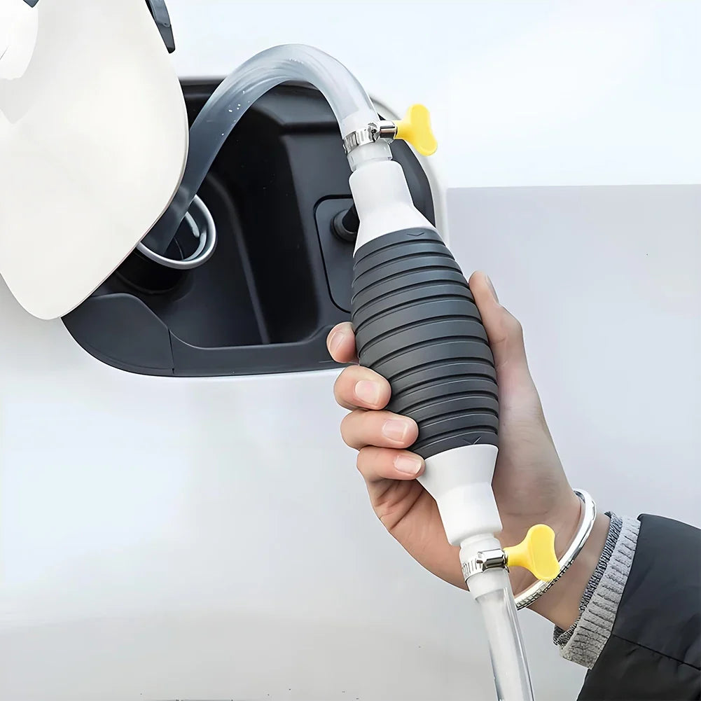 Portable Manual Fuel Transfer Pump – Gas, Diesel & Petrol Manual Fuel Pump Qme