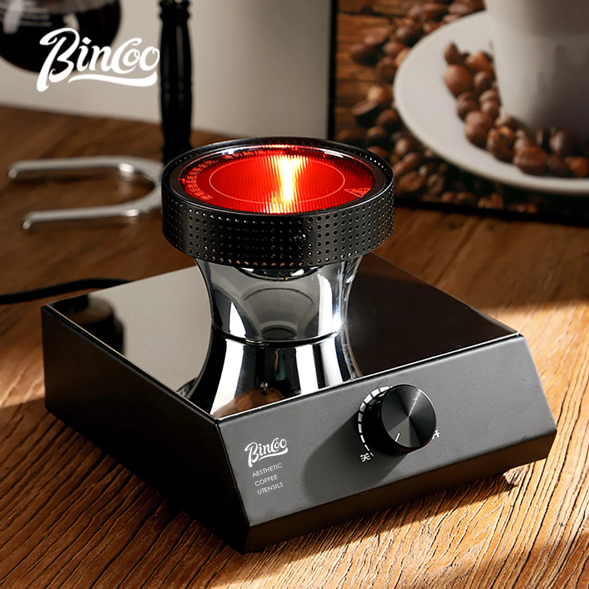 BINCOO 400W Siphon Coffee Heater – Halogen Infrared Electric Stove Coffee Brewing Heater Qst