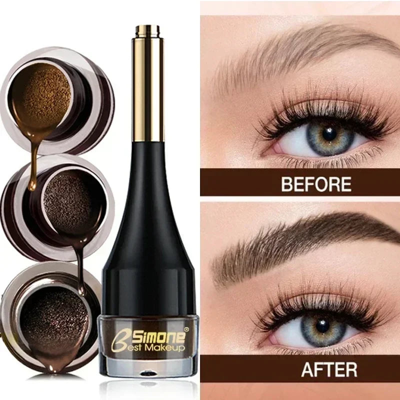 BSIMONE 4-Color Waterproof Eyebrow Cream | Long-Lasting Brow Gel Eyebrow Cream Qme