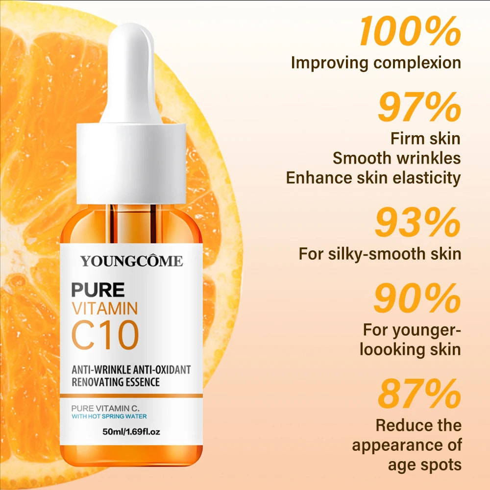 Vitamin C & Hyaluronic Acid Brightening Face Serum | REAROYA Brightening Face Serum Qst