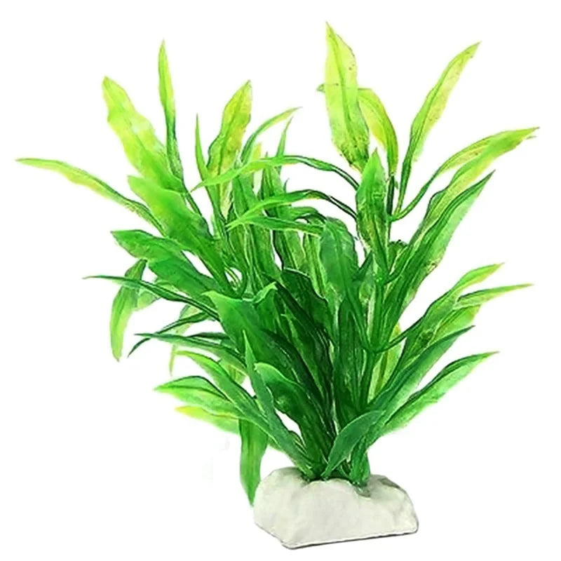 Non-Toxic Artificial Aquatic Grass Plant for Aquarium Decor Aquarium Decor Plant Qme