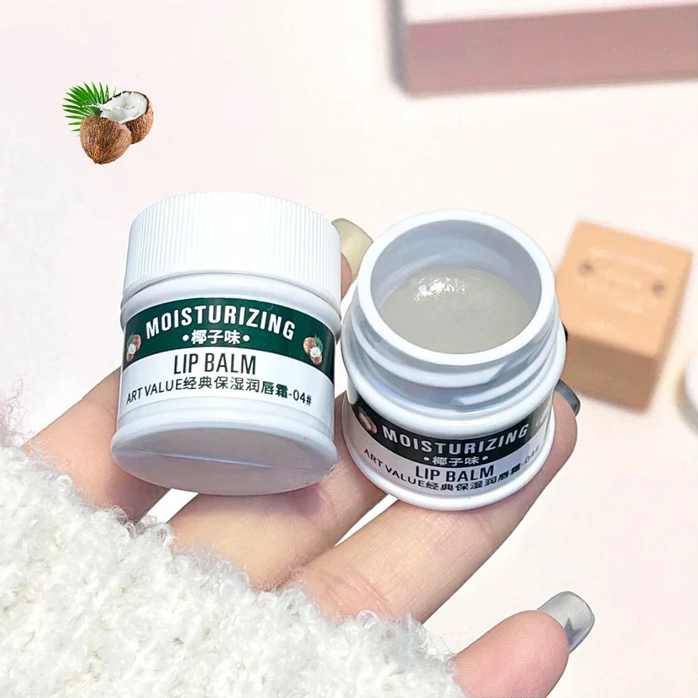 Fruit Lip Balm Cream – Natural Oil Moisturizing Lip Color Tinted Lip Balm Qme 04 Coconut
