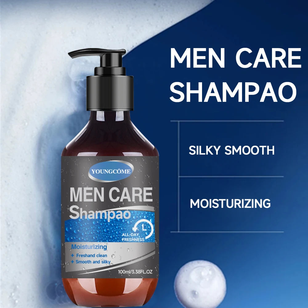 YOUNGCOME Men's Botanical Shampoo – Dandruff & Hair Fall Control Men's Hair Shampoo Qst