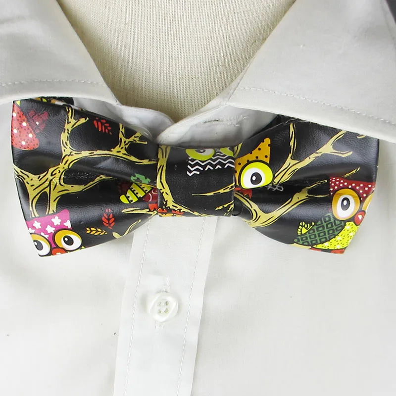 Tuxedo Bow Tie – Rhinestone, Velvet, Leather & Wood Styles Formal Bow Tie Qme color1