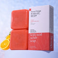 Kojic Acid Scrub Soap – Orange & Papaya Body & Face Wash Brightening Scrub Soap Qme Default Title
