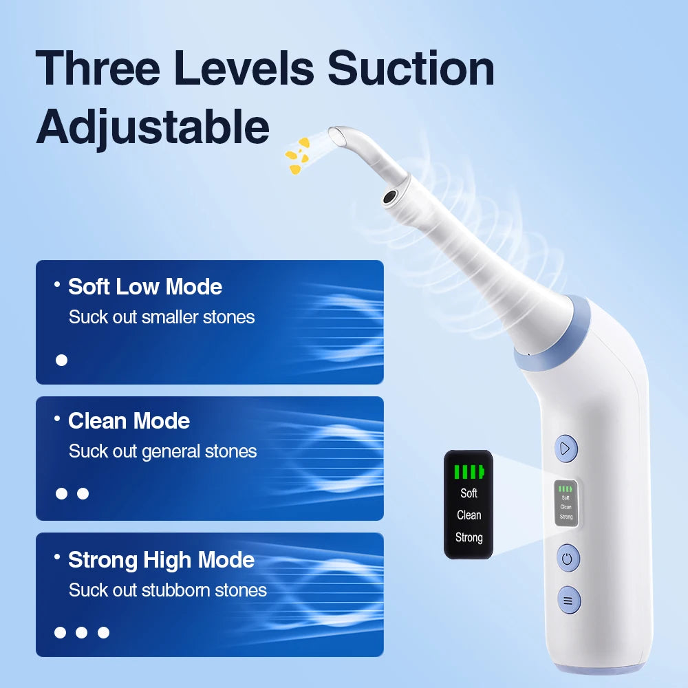 Ms.Dear Electric Tonsil Stone Remover – HD Camera, 3 Suction Levels Oral Care Device Qst