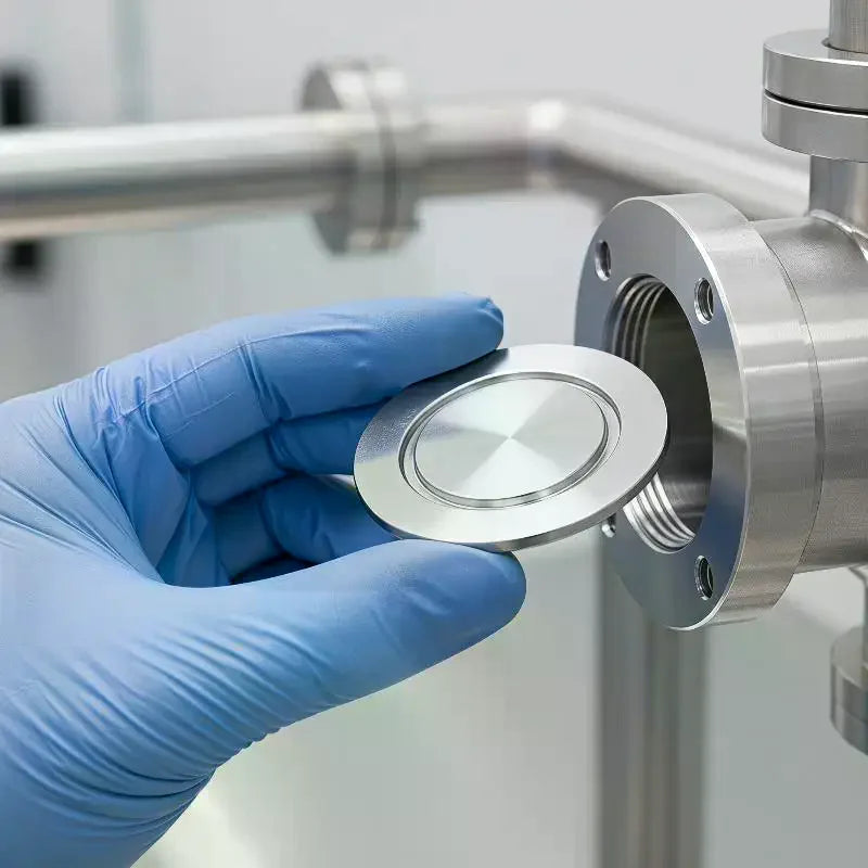 KF10–KF63 Vacuum End Cap | SUS 304 Stainless Steel Fitting Vacuum Pipe Fitting Qme