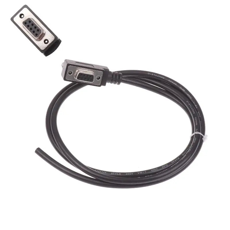 RS232 DB9 9-Pin Angled Serial Cable for CNC Router | D-Sub Serial Data Cable Qme A1
