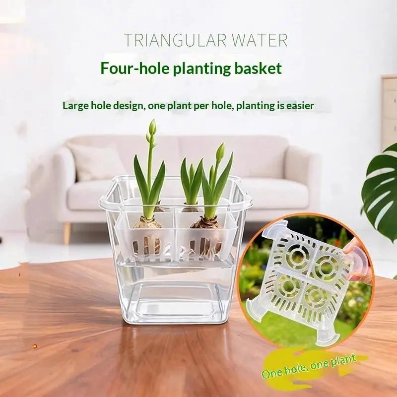 Hydroponic Net Pot Breathable Basket Flowerpot | 4" Tulip Planter Hydroponic Net Pot Qme
