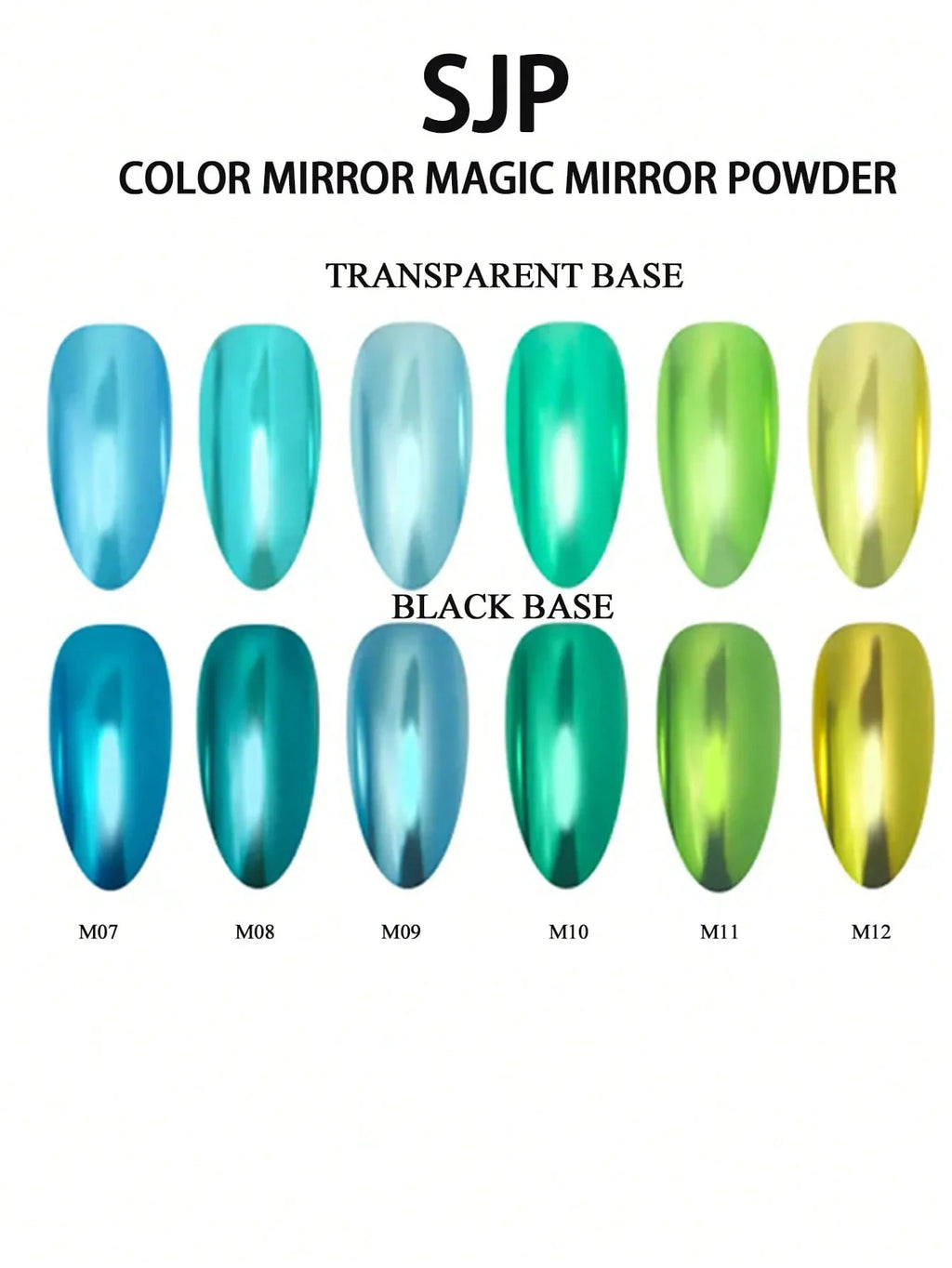 Chrome Mirror Nail Powder – Sparkling Glitter Decoration Chrome Nail Powder Qme