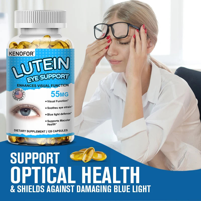 Kenofor Lutein Supplement – Antioxidant Eye Support Capsules Eye Support Supplement Qst