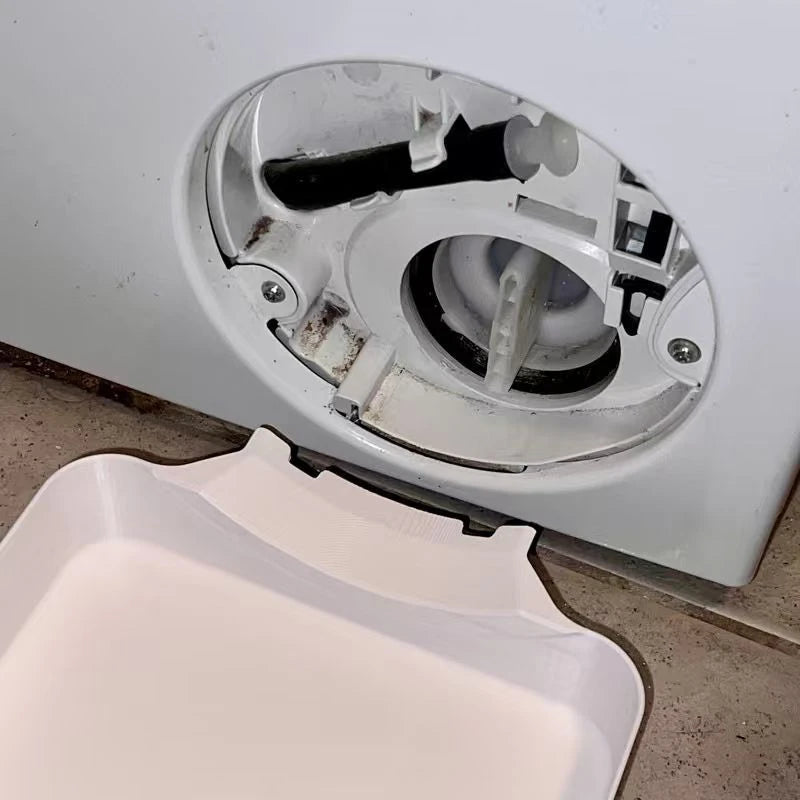 Washing Machine Drain Tray – Lint Filter & Leak-Proof Drip Box Washing Machine Tray Qst