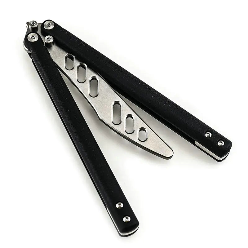 TRSKT Balisong Butterfly Trainer – G10 Handle & Ball Bearing Balisong Trainer Qst NO LOGO China Mainland