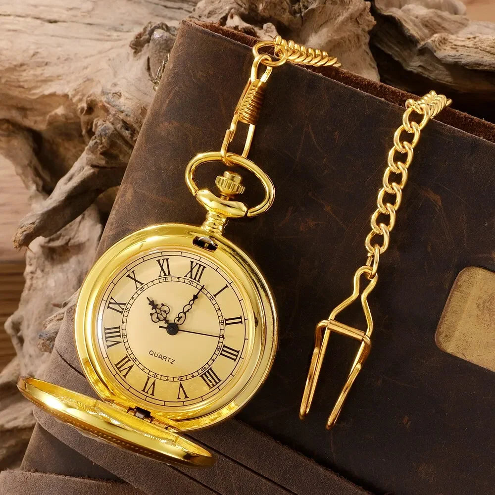 Antique Steampunk Quartz Pocket Watch – Men & Women Pocket Watch Qme