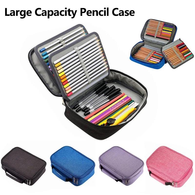 Large Capacity Pencil Case – Art & Sketch Organizer | Qme Pencil Case Organizer Qme