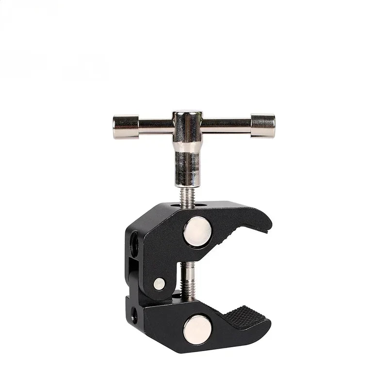 Crab Claw Clamp Bracket for Camera Tripod & Monopod Camera Clamp Bracket Qme Default Title