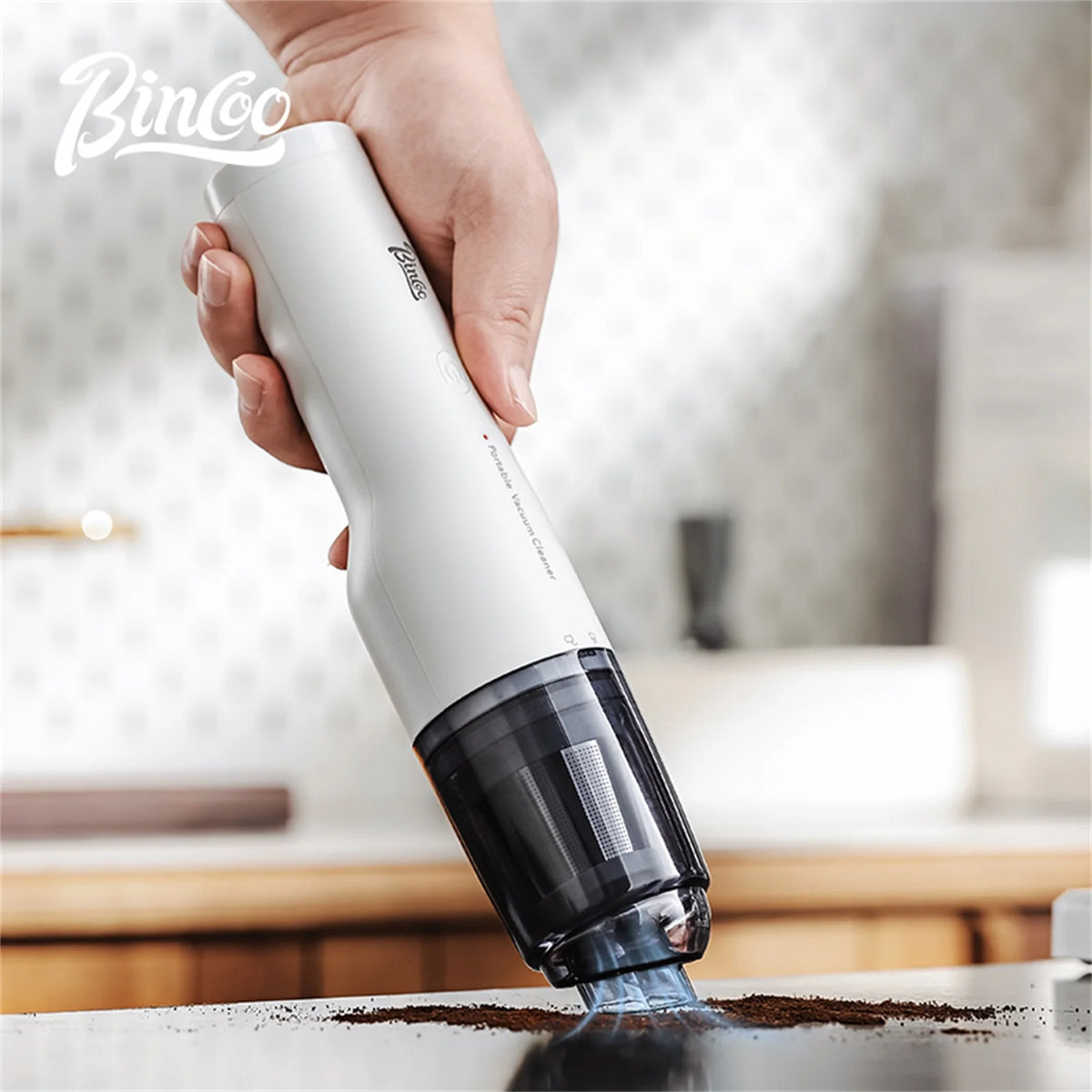 Bincoo Wireless Coffee Powder Extractor & Desktop Vacuum Coffee Vacuum Cleaner Qst