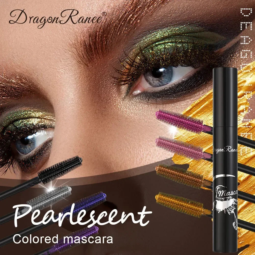 Colorful Glitter Mascara – Waterproof, Long-Lasting, 8 Shades Colored Glitter Mascara Qme