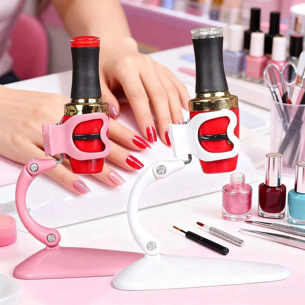 Adjustable Nail Polish Bottle Holder & Display Clip Nail Polish Holder Qme