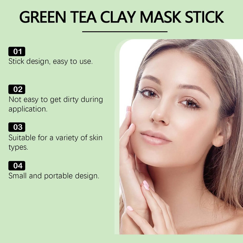 Hoygi Green Tea Cleansing Mask Stick – Purifying Face Mask Cleansing Face Mask Qst